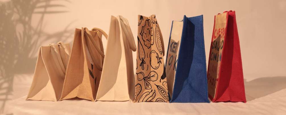 Kelvin ecopack jute shopper bags