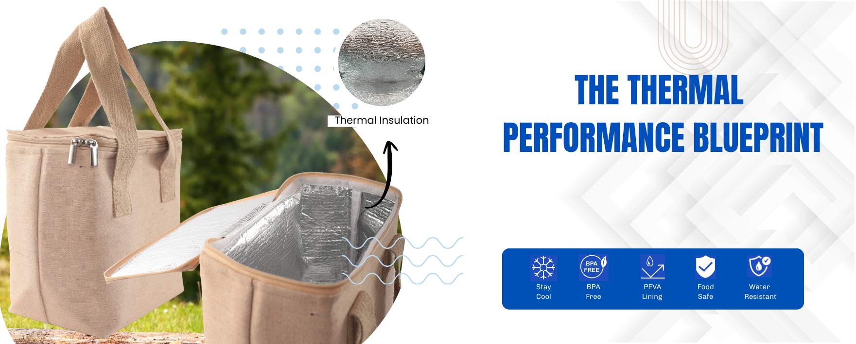 Durable insulated bags designed for temperature control and freshness
